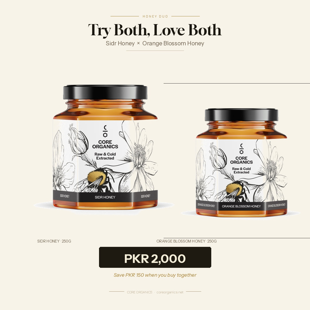Honey Duo - Sidr + Orange Blossom Honey